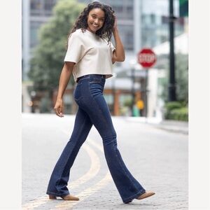 Spanx Flare Jeans Midnight Shade